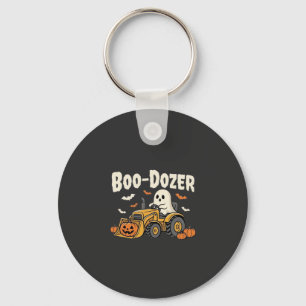 Boo-Dozer Halloween-Geister-Bulldozer-Design_1 Schlüsselanhänger