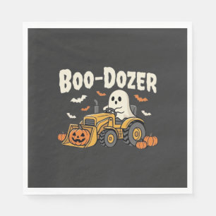 Boo-Dozer Halloween-Geister-Bulldozer-Design_1 Serviette