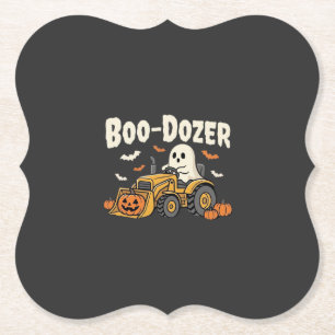 Boo-Dozer Halloween-Geister-Bulldozer-Design_1 Untersetzer