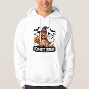 Boo-Dred Dragon Halloween Illustration Hoodie