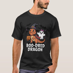 Boo-Dred Dragon Niedlich Halloween Design T-Shirt