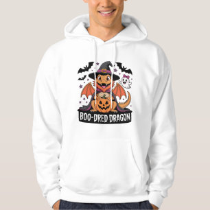 Boo-Dred Dragon Spooky Niedliches Design Hoodie