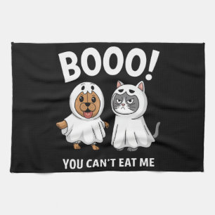 Boo, du kannst mich nicht essen Hunde und Katzen l Geschirrtuch