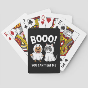 Boo, du kannst mich nicht essen Hunde und Katzen l Spielkarten