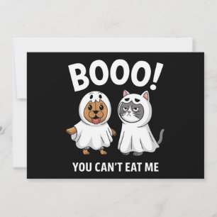Boo, du kannst mir zu Halloween keine Hunde und Ka Einladung