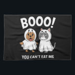 Boo, du kannst mir zu Halloween keine Hunde und Ka Geschirrtuch<br><div class="desc">Boo,  du kannst mir zu Halloween keine Hunde und Katzen essen</div>