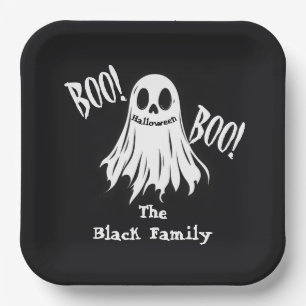 BOO! - Ein grinsender Grinsen Pappteller