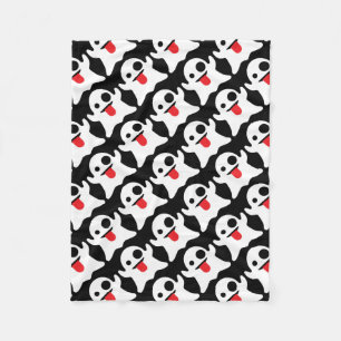 Boo Emoji Geist Fleecedecke