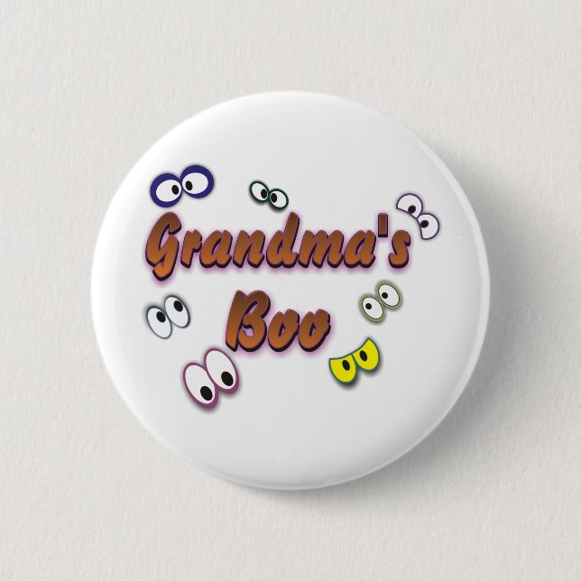 BOO EYES GRANDMA BUTTON (Vorderseite)
