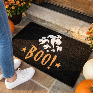 Boo Frohes Halloween Personalisiert Fußmatte