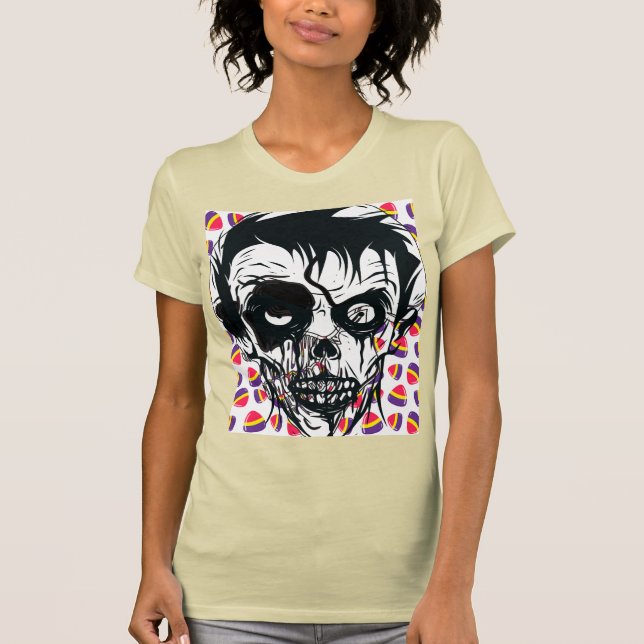 Boo Frohes Halloween T-Shirt (Vorderseite)