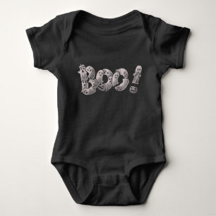 Boo Funny Ghosts Niedlich Baby Boy Girl Halloween Strampler