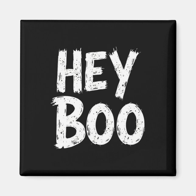 Boo Funny Halloween Ghost Magnet (Vorne)