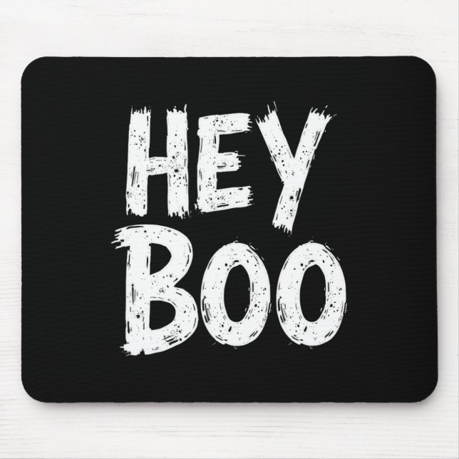 Boo Funny Halloween Ghost Mousepad (Vorne)