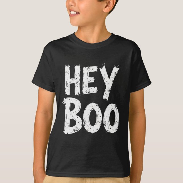 Boo Funny Halloween Ghost T-Shirt (Vorderseite)
