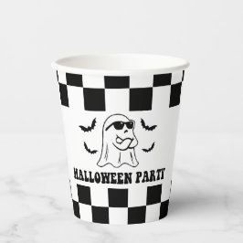 Boo Funny Halloween Party Pappbecher