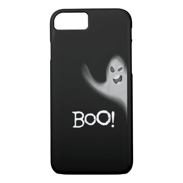 Boo Funny Hiding Peekabo Beängstigend Halloween Case-Mate iPhone Hülle (Rückseite)