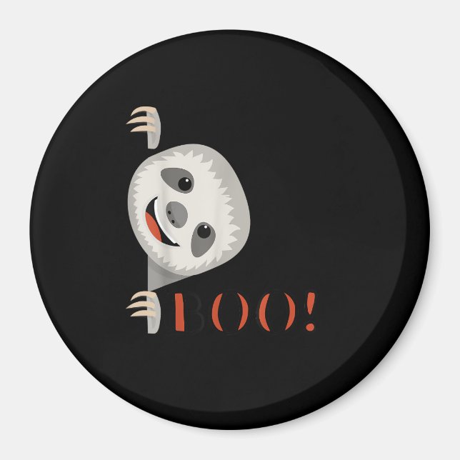 Boo! Funny Hiding Peekaboo Beängstigend Halloween  Magnet (Vorne)