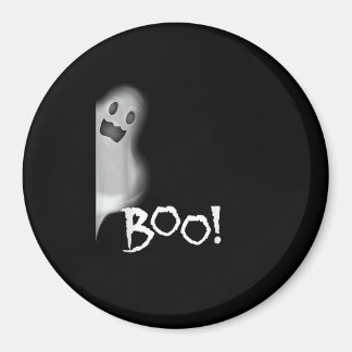 Boo! Funny Hiding Peekaboo Beängstigend Halloween Magnet