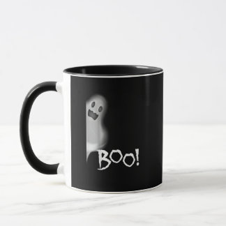 Boo! Funny Hiding Peekaboo Beängstigend Halloween Tasse