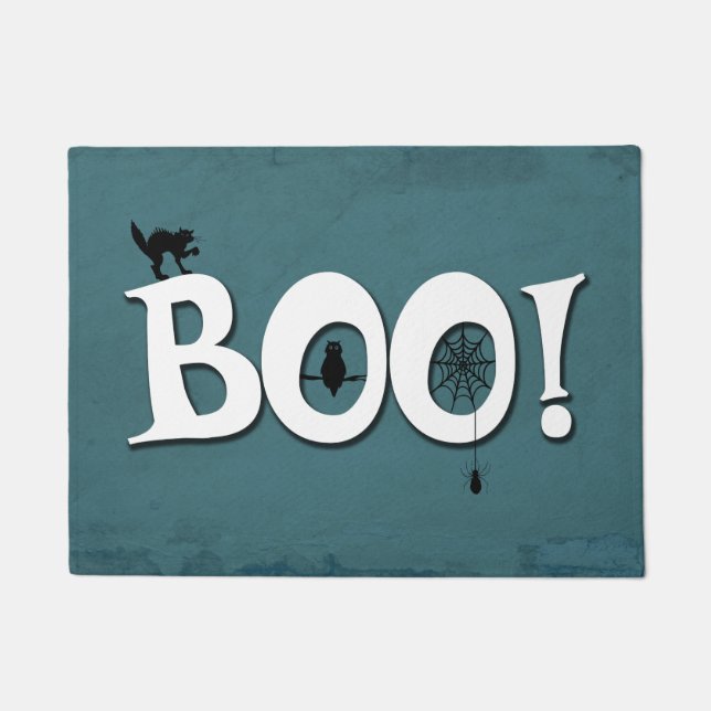 Boo! Fußmatte (Vorderseite)
