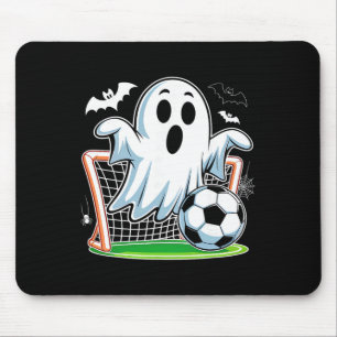 Boo-Geist spielt lustiges Halloween-Fußball-Trikot Mousepad