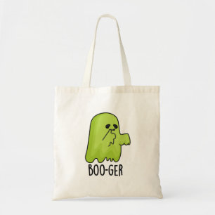 Boo-ger Funny Halloween Booger Ghost Pun Tragetasche