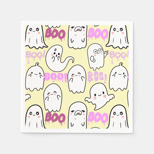 Boo, ghoful feel.b serviette (Vorderseite)