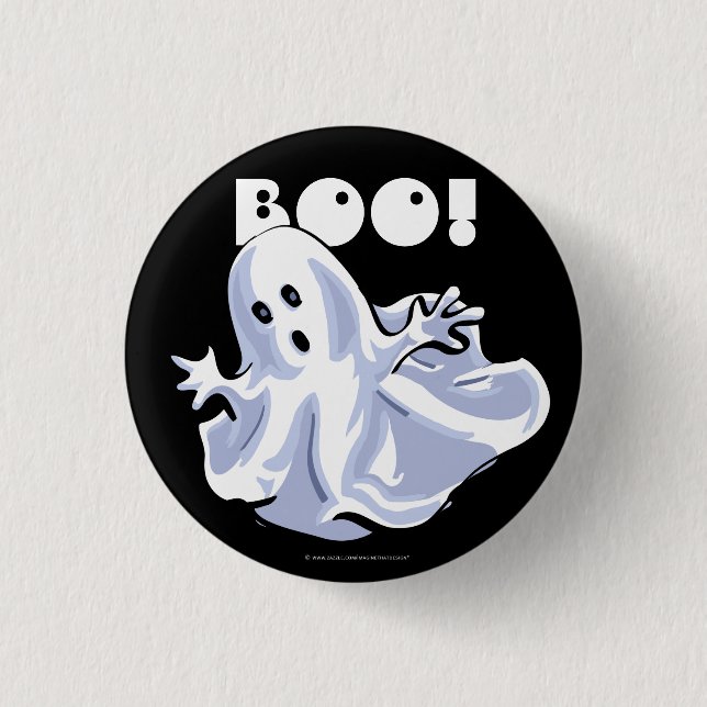 BOO! Ghost-Button Button (Vorderseite)