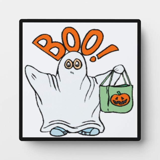 BOO ! GHOST FOTOPLATTE (Vorderseite)