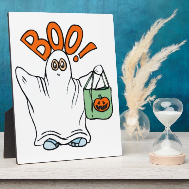 Boo Ghost Fotoplatte (Seite)