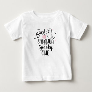Boo Ghost Halloween Geburtstagsparty Baby T-shirt