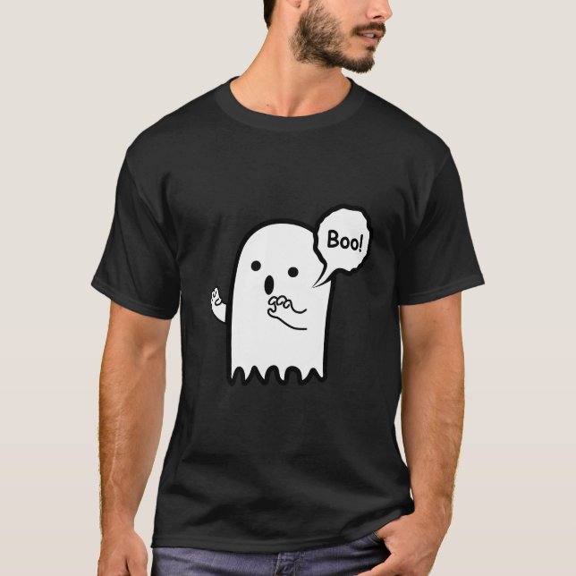 Boo! Ghost Hände packen T - Shirt (Vorderseite)