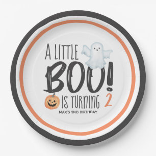 Boo Ghost Jack O'Lantern Halloween Kindergeburtsta Pappteller