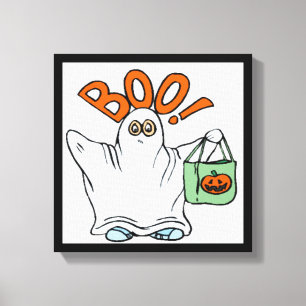 BOO ! GHOST LEINWANDDRUCK