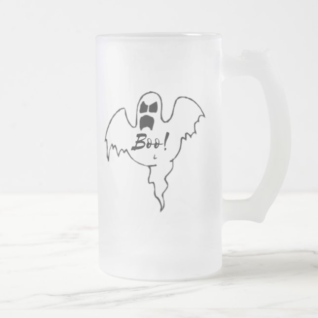 Boo Ghost Mattglas Bierglas (Rechts)