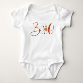 Boo Ghost mit Pumpkin Halloween Baby Outfit Baby Strampler