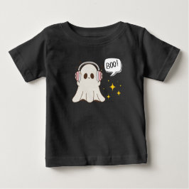 Boo Ghost Musical Halloween Baby T-shirt