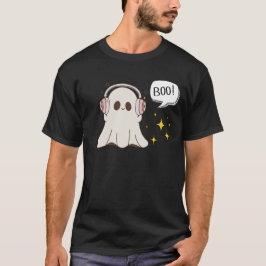 Boo Ghost Musical Halloween T-Shirt