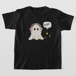 Boo Ghost Musical Halloween T-Shirt