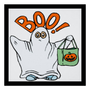 BOO ! GHOST POSTER