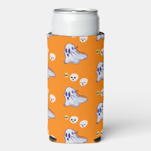 Boo Ghost UK 31 Spooky USA Skull Oktober Halloween Selters Dosenkühler