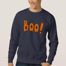 Boo Gray Halloween Thema Sweatshirt