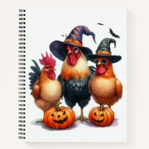 BOO Halloween auf dem Bauernhof Notizbuch