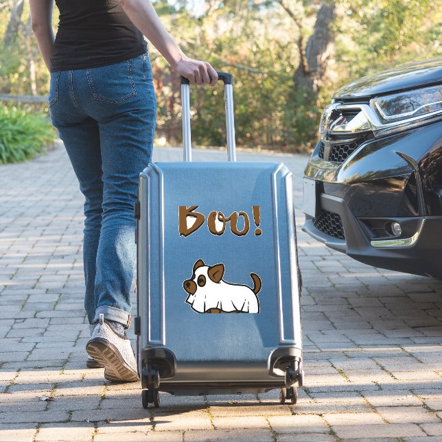 Boo Halloween Aufkleber (Koffer Insitu)