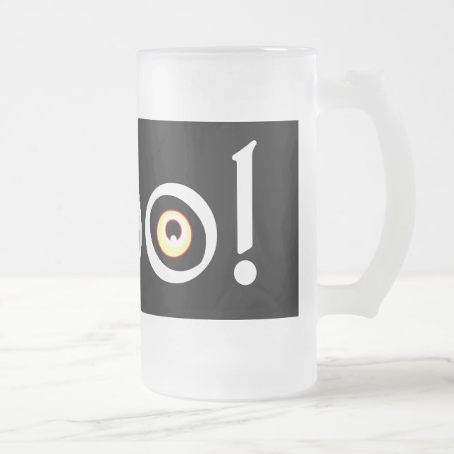 BOO Halloween Beer Mugs Halloween Tasses et lunett (Droit)