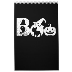 Boo Halloween Costume Französisch Bulldog Geschenk Kalender
