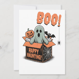 Boo! Halloween Einladung