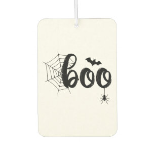 Boo Halloween-Geist Süßes Halloween Familien-Match Autolufterfrischer