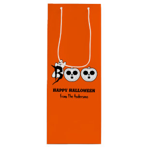 BOO! Halloween Ghost-Gifttasche Geschenktüte Für Weinflaschen